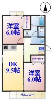 ウィステリアおゆみ野Aの間取り画像