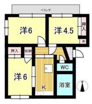 伊福サンコーポの間取り画像