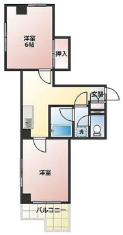 第2フラワーパレスの間取り画像