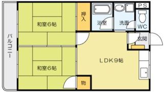 ハイツ京霧ヶ丘の間取り画像