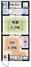 岡野マンションの間取り画像