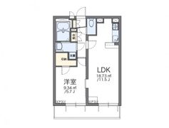 レオパレスカーサの間取り画像