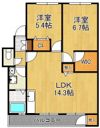 フェルト130A棟の間取り画像