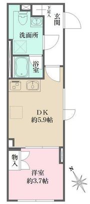 Fika大井町の間取り画像