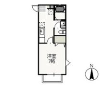 サンパティークBの間取り画像