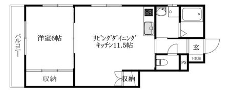 メゾンドール久万ノ台の間取り画像