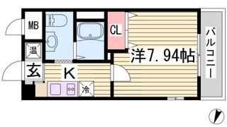 ラ・フォンテ神戸長田の間取り画像