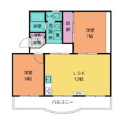 青山ハイツ B棟の間取り画像