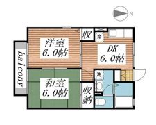 セジュール箕郷B棟の間取り画像