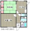 阿部南葛西第1マンション(E-046)の間取り画像