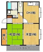 サニーハイツ幸神の間取り画像