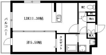 シャテロ巴の間取り画像