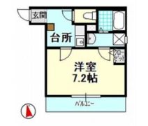 クレフラスト城北の間取り画像
