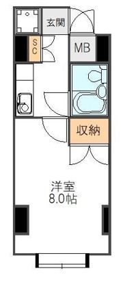 サニーハイツの間取り画像