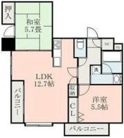 アニバーサリー58の間取り画像