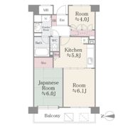 フレスコ川崎の間取り画像