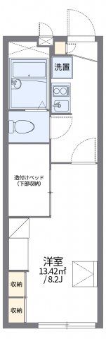 レオパレスシュベリュール蘇我の間取り画像