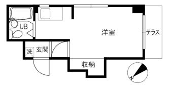 ジュネス天神の間取り画像