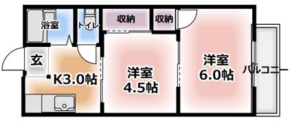 グレイスハイツの間取り画像
