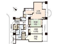 Acityタワーズイーストの間取り画像
