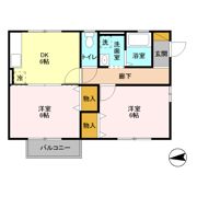 ハックベリー Ⅱの間取り画像