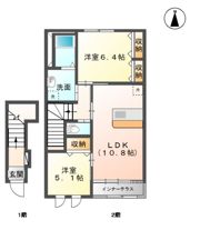 ルクラージュキセキの間取り画像