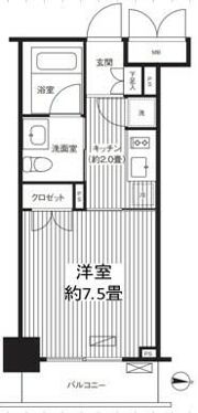 グランハイツ錦糸町の間取り画像