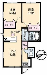 アストーレの間取り画像