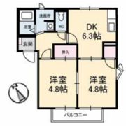 フレグランスB棟の間取り画像
