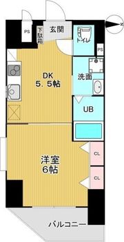 シーナリ江坂の間取り画像