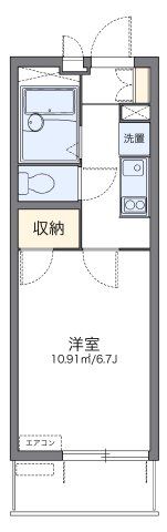 レオパレスグランドールの間取り画像