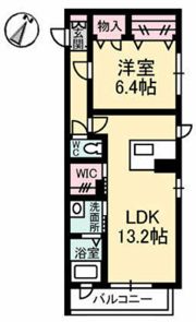 クレール西霞の間取り画像
