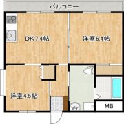フレール水前寺の間取り画像