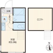 ヒルズ日吉B棟の間取り画像