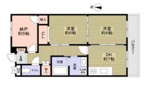 エスポワール六甲の間取り画像