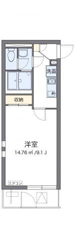 クレイノオールミエール天神の間取り画像