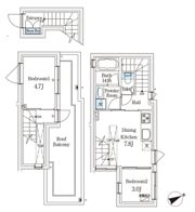 AGRATIO TERRACE 恵比寿（アグレシオ テラス 恵比寿）の間取り画像