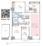 Brillia ist 東雲キャナルコートの間取り画像