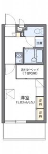 レオパレスグリーンヒルの間取り画像
