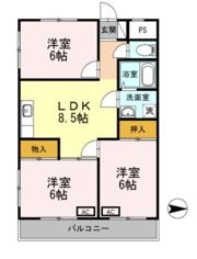 ベルファースト府中の間取り画像