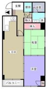 ベルソーレ松本の間取り画像