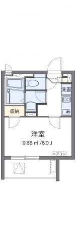 クレイノクレージュ柳原の間取り画像