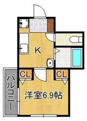 藤本ビルNo.25の間取り画像