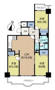 ライフ・イン・サーラ 806号室の間取り画像