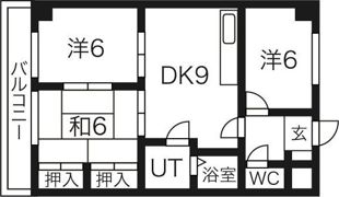 ジュネコキアージュ桜山の間取り画像