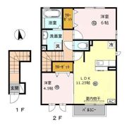 カレンメゾンの間取り画像