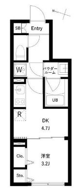 WHARF大井町westの間取り画像