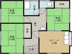 樋之口250-6 貸家の間取り画像