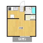 桂コーポ高津B棟の間取り画像