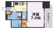 S-RESIDENCE難波大国町Deuxの間取り画像